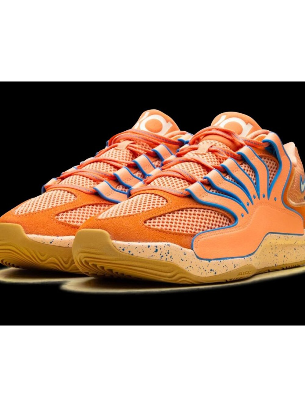 NEW Nike KD 18 Air Max HV1992-60 Light Wild Mango Sneakers Durant 8 Mens